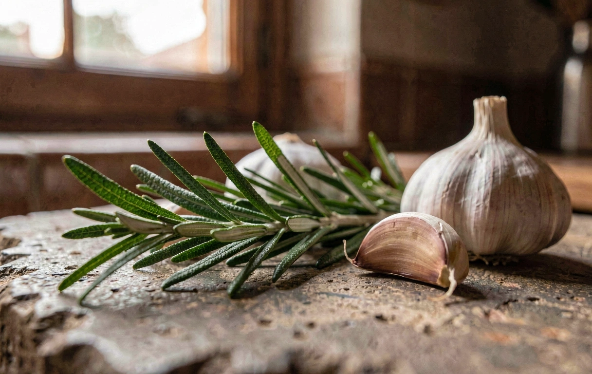 Ingredientes frescos de temporada