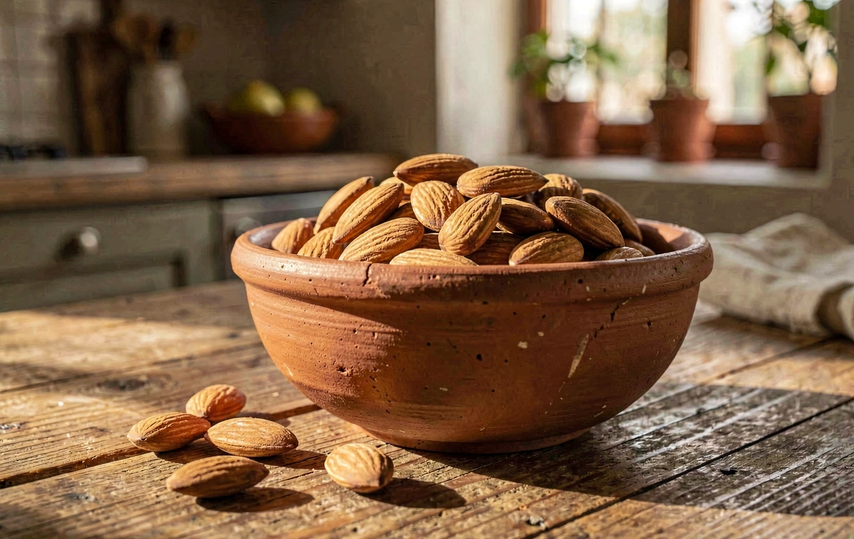 Almendras locales en Sevilla