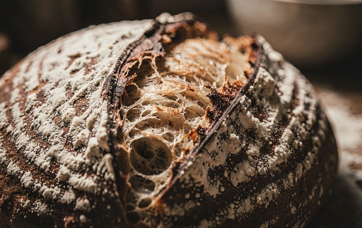 Pan de masa madre real